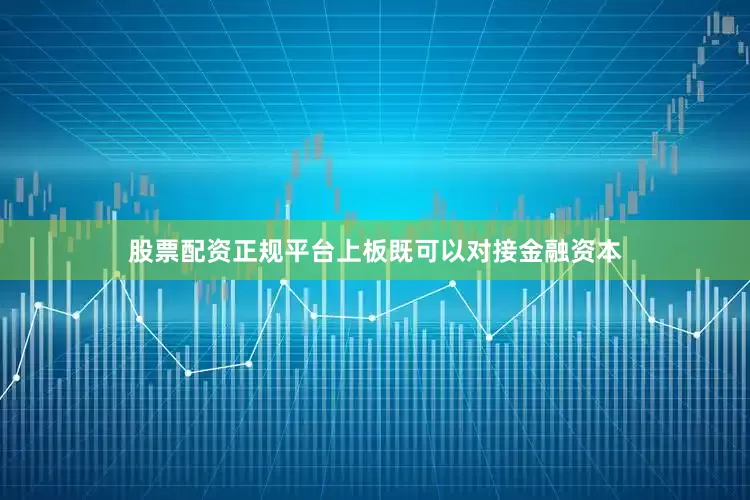 股票配资正规平台上板既可以对接金融资本