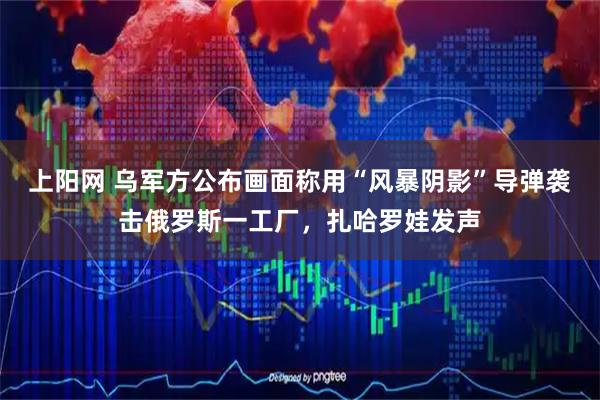 上阳网 乌军方公布画面称用“风暴阴影”导弹袭击俄罗斯一工厂，扎哈罗娃发声